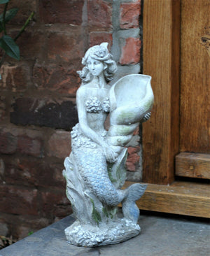 Solar Mermaid Figurine Garden Ornament