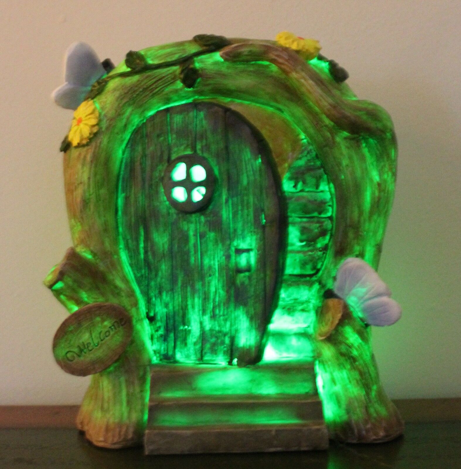 Solar Powered Fairy Garden Door - Colour Changing