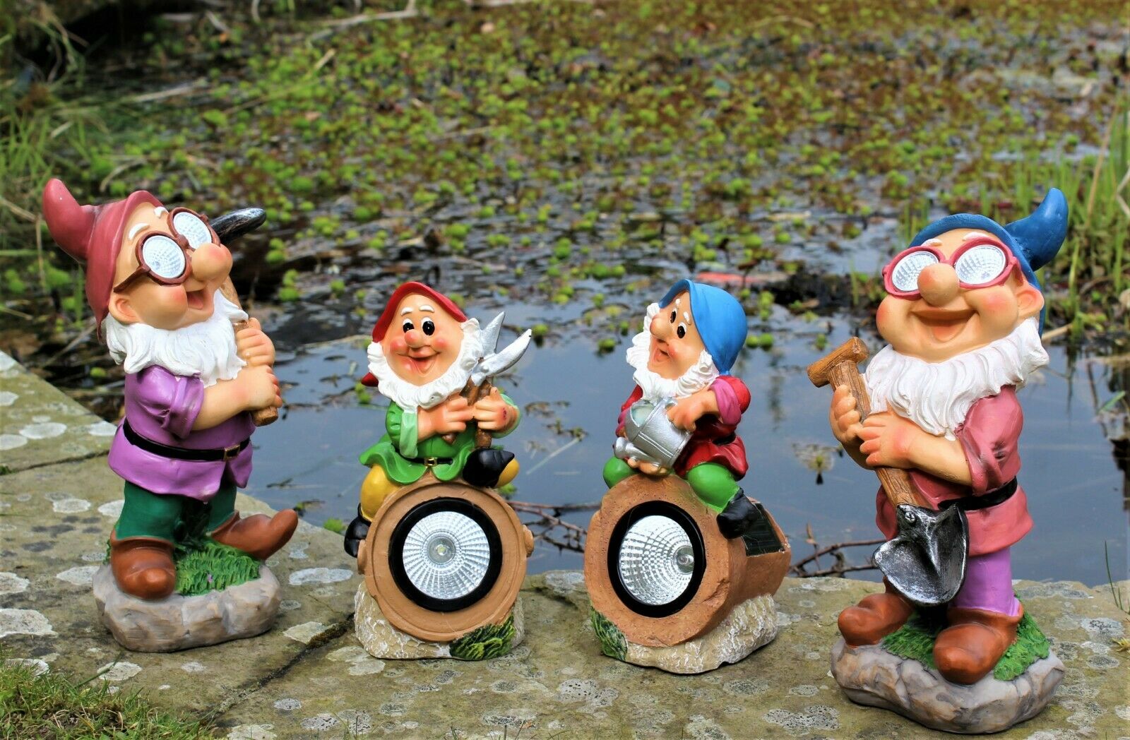 Cheeky Garden Gnome Solar Lights