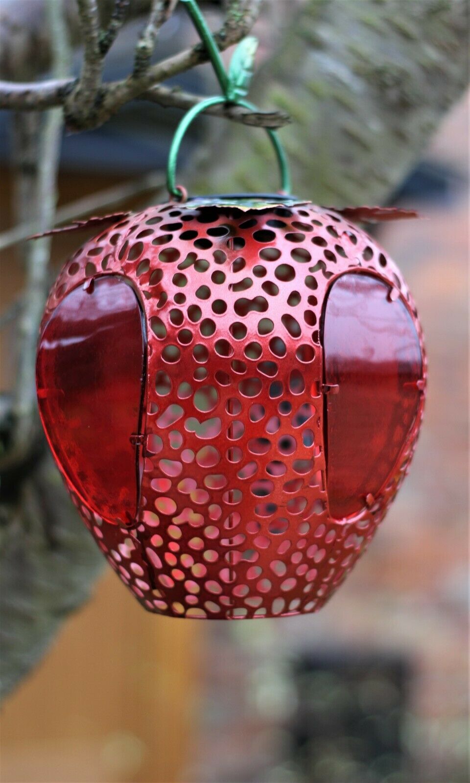 Solar Strawberry Hanging or Table Lamp Lantern