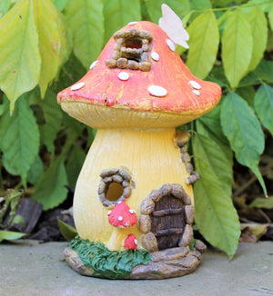 Solar Fairy Mushroom House