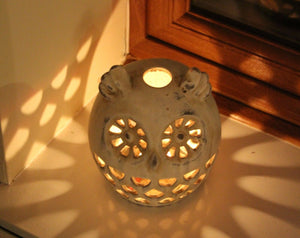 Owl Silhouette Tea light Holder