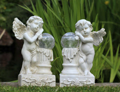 Garden Solar Ball Cherub