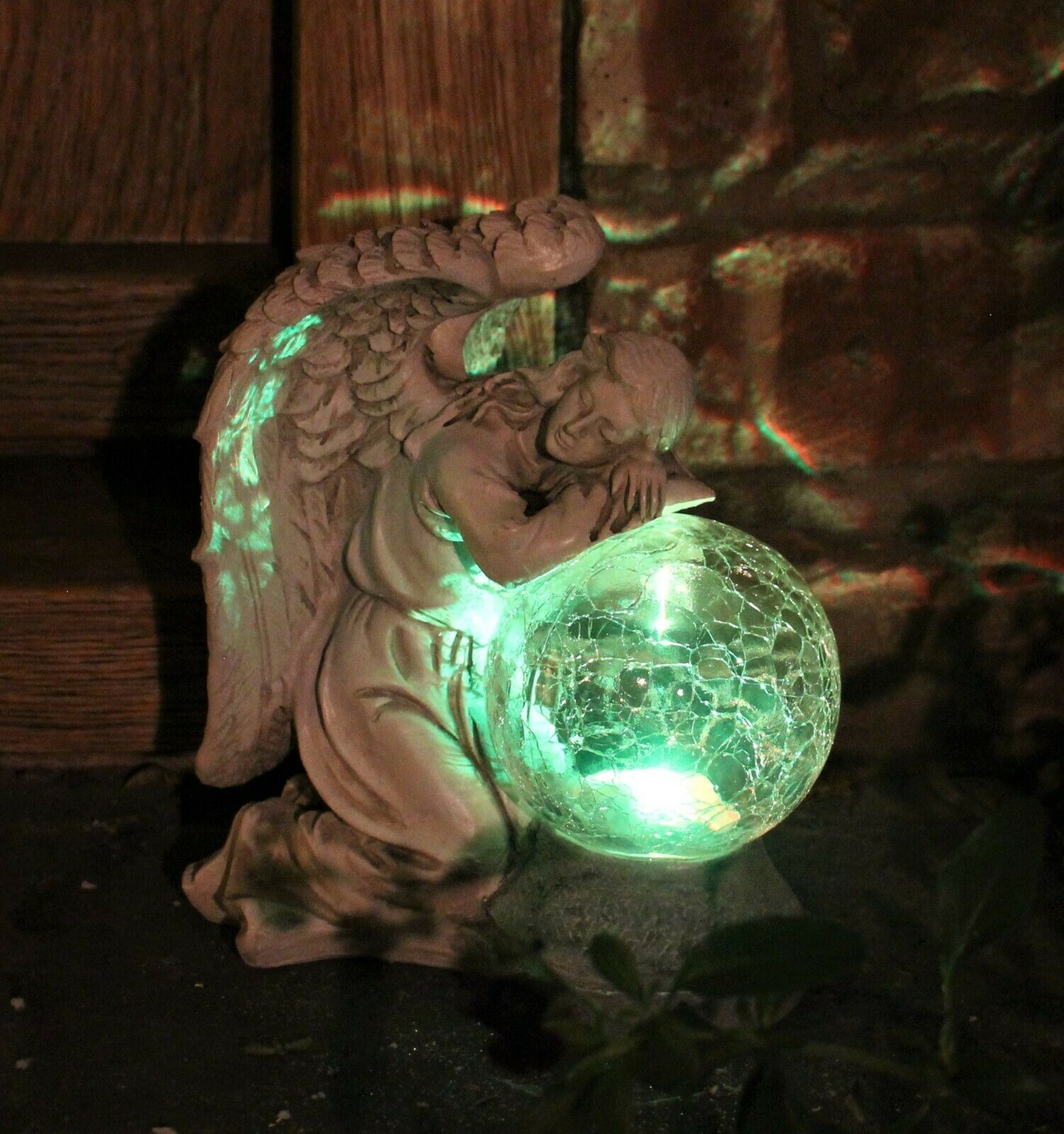 Fairy Garden Solar Ornament Ball