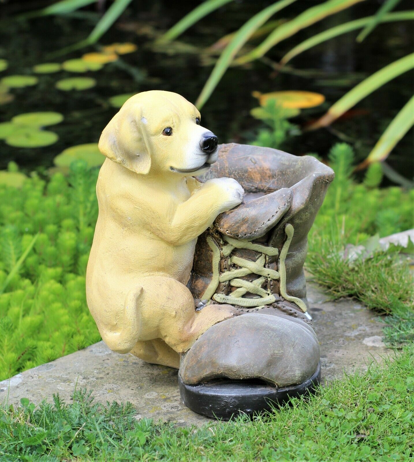 Puppy & Boot Pot Planter