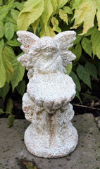 Stone Effect Large Magical Fairy Statue Bird Bath