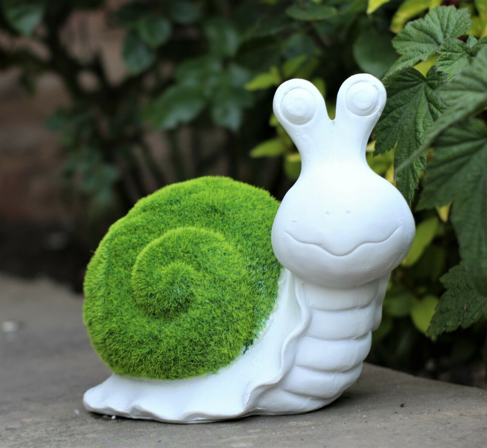 Grass Effect Snail Garden Ornament