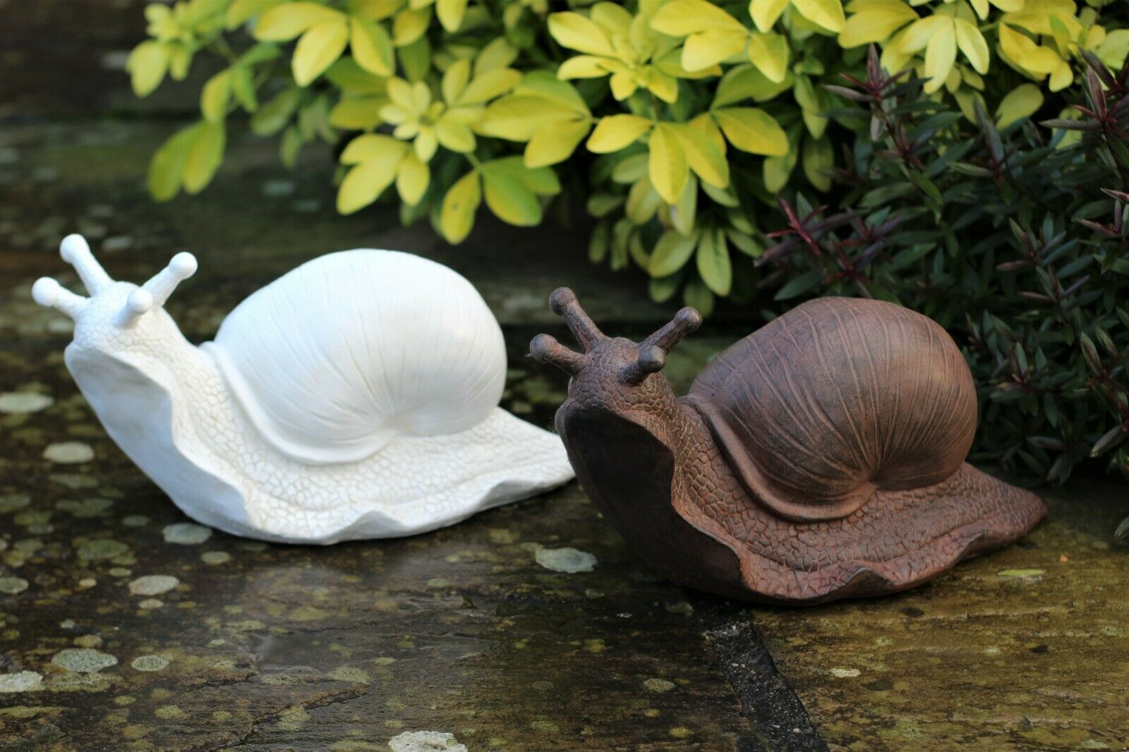 Rust Snail Garden Ornament