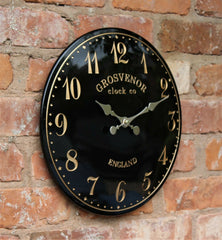 Black Garden Wall Clock