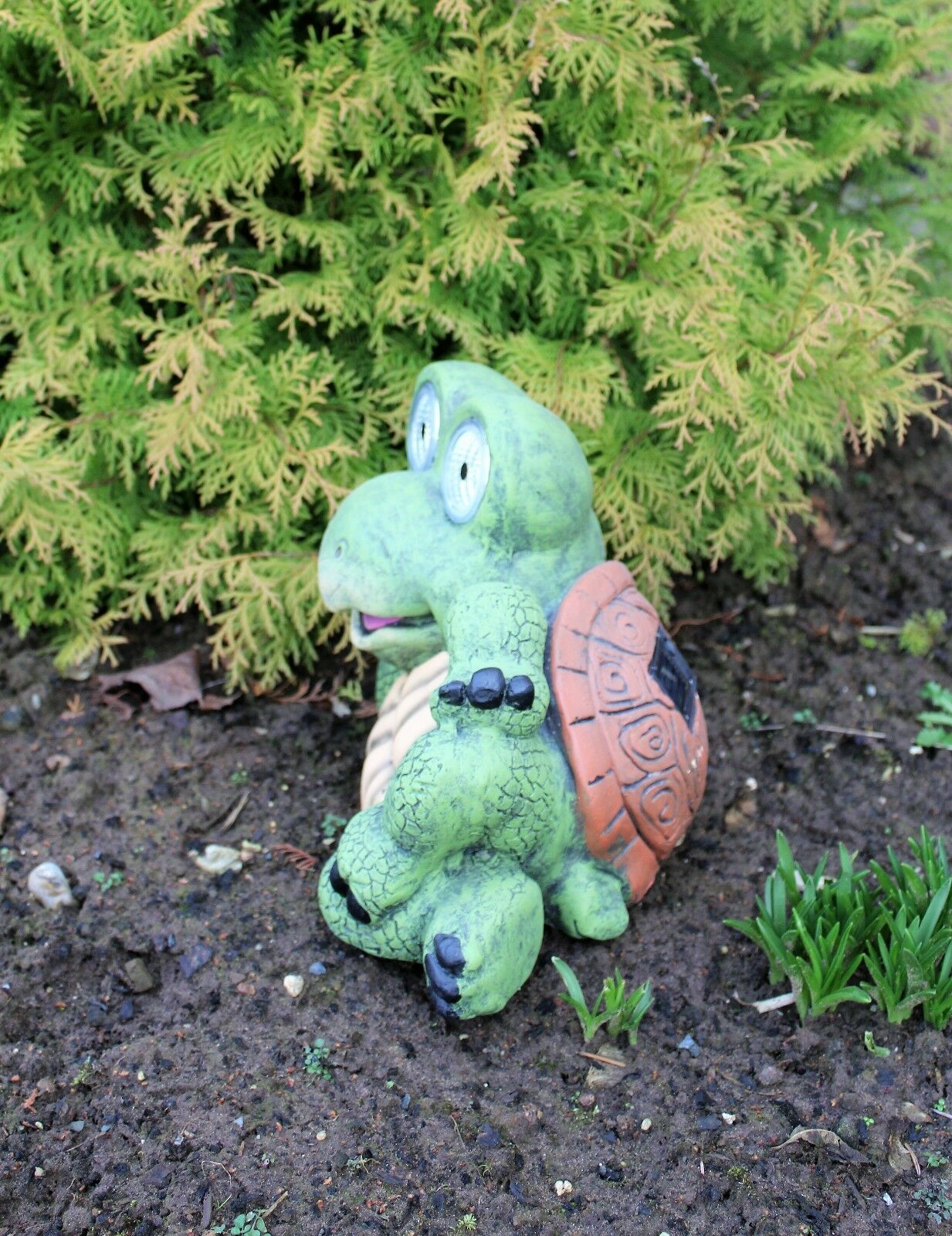 Large Solar Powered Garden Tortoise