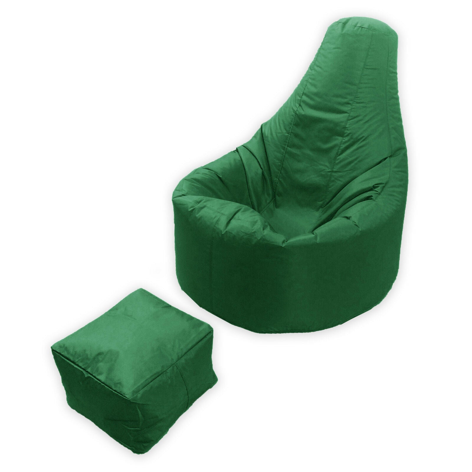 Large Beanbag Chair with Footstool