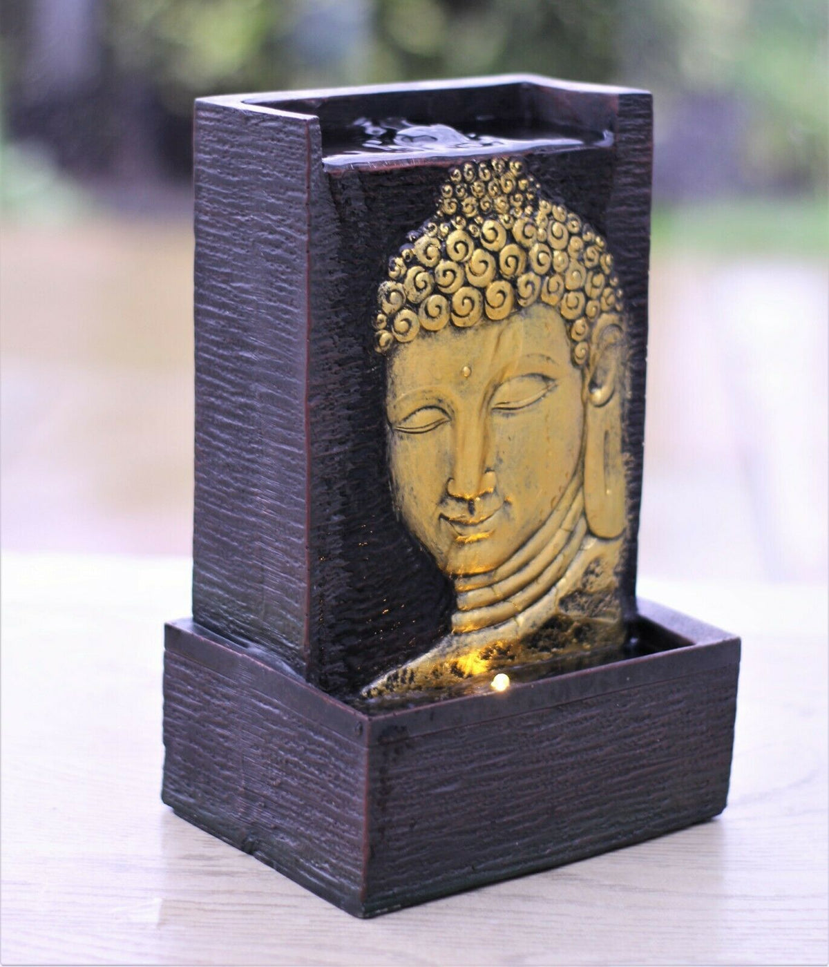 Buddha LED Garden Water Fountain