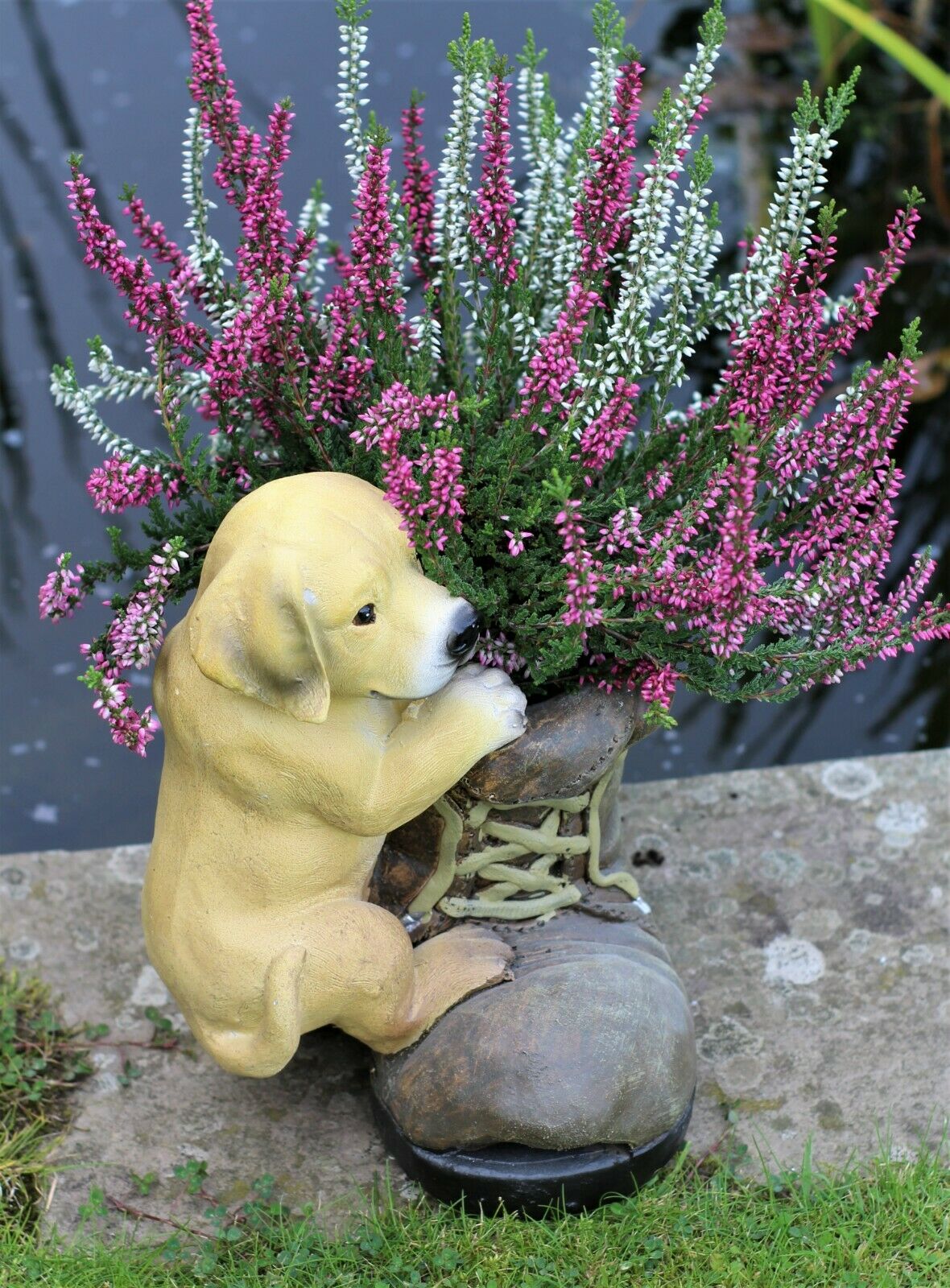 Puppy & Boot Pot Planter