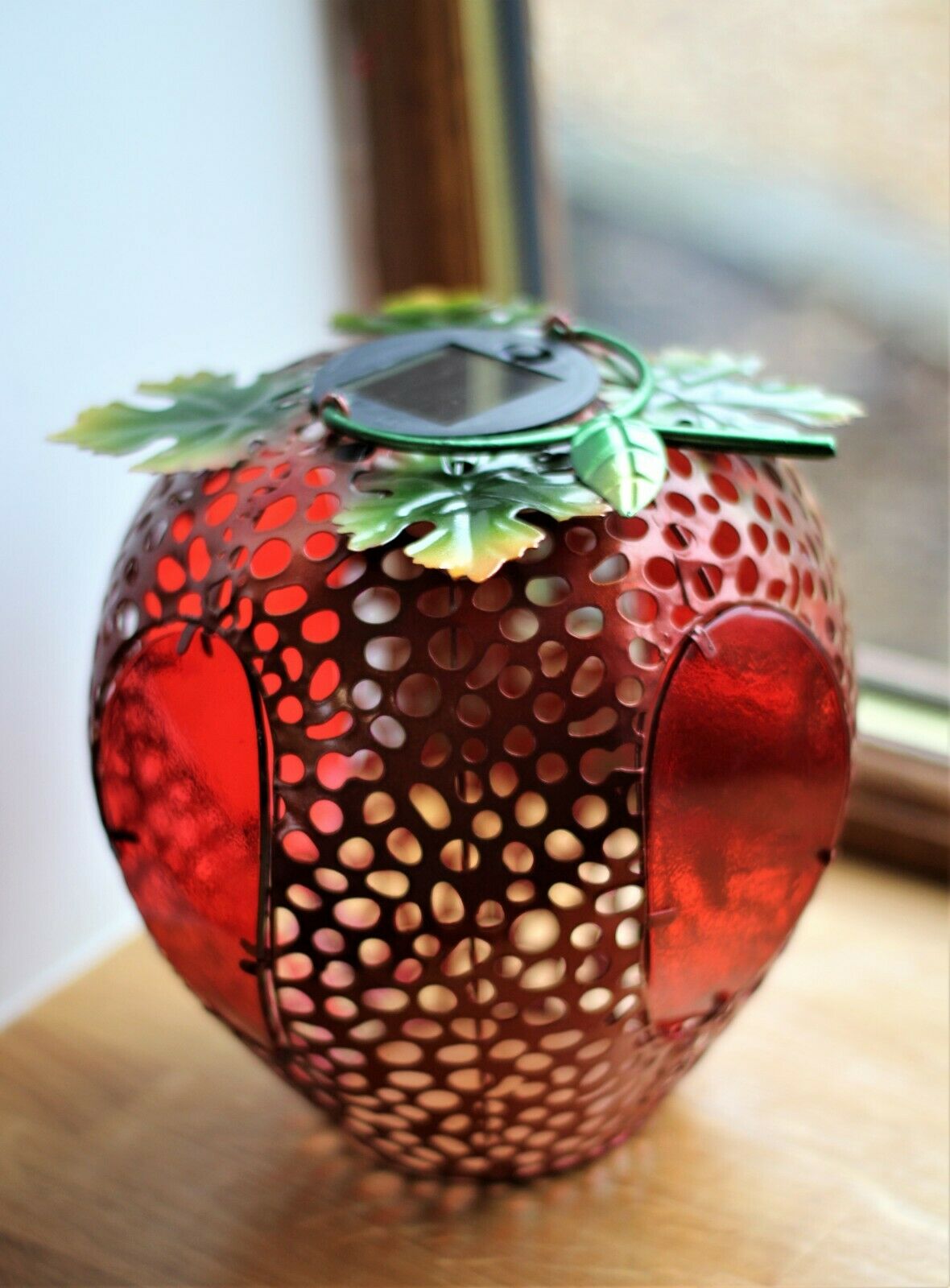 Solar Strawberry Hanging or Table Lamp Lantern