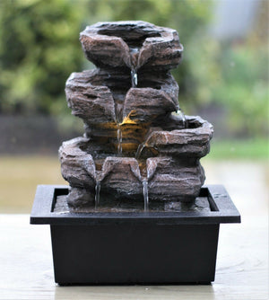 LED Garden Ornament Water Fountain