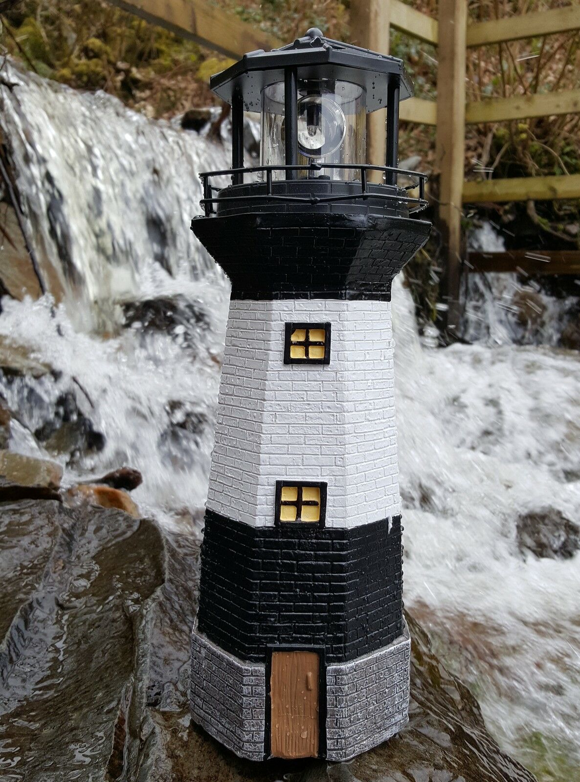 Solar Powered Rotating Lighthouse Ornament – The Home Hut