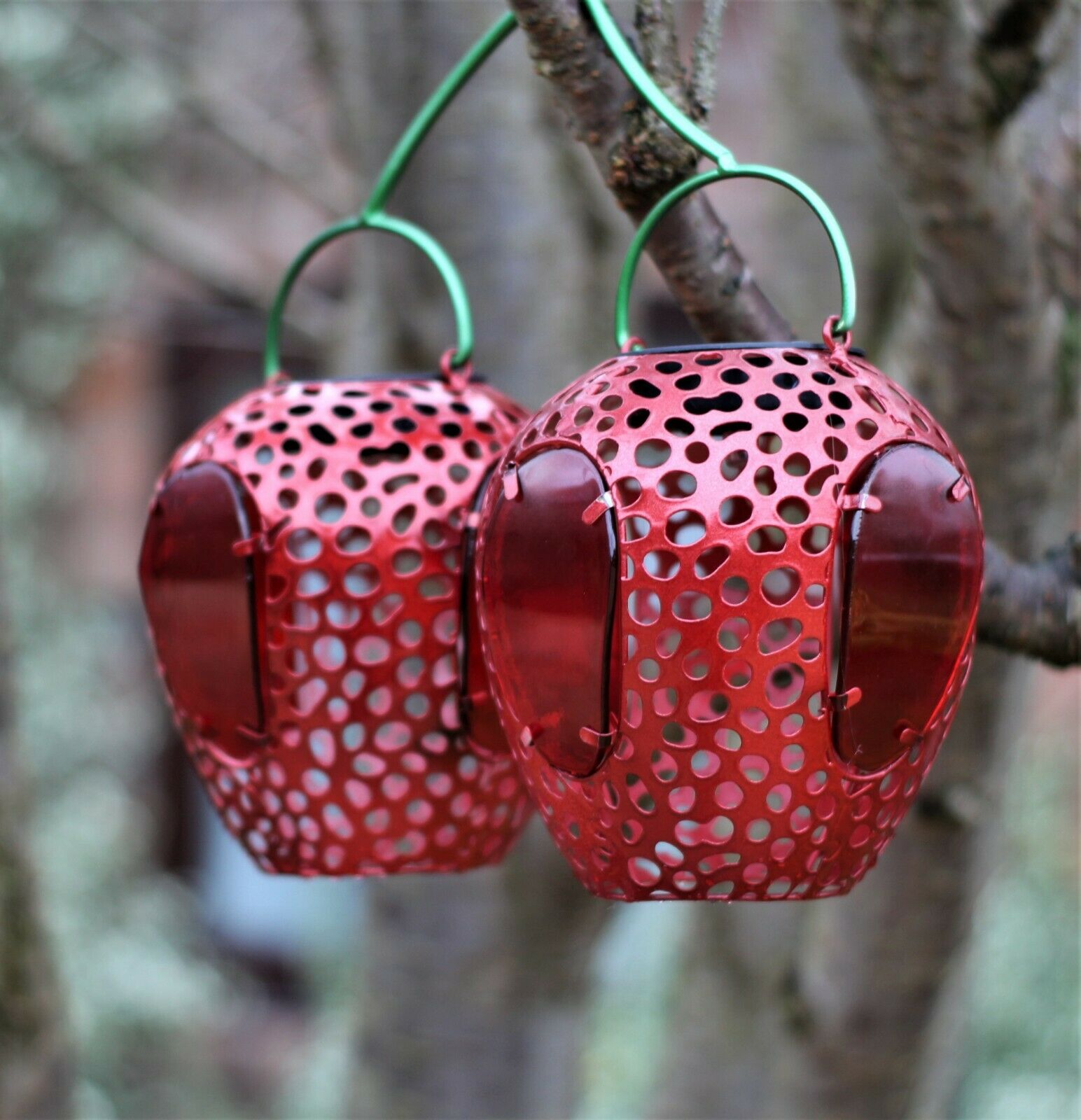 Solar Strawberry Lantern