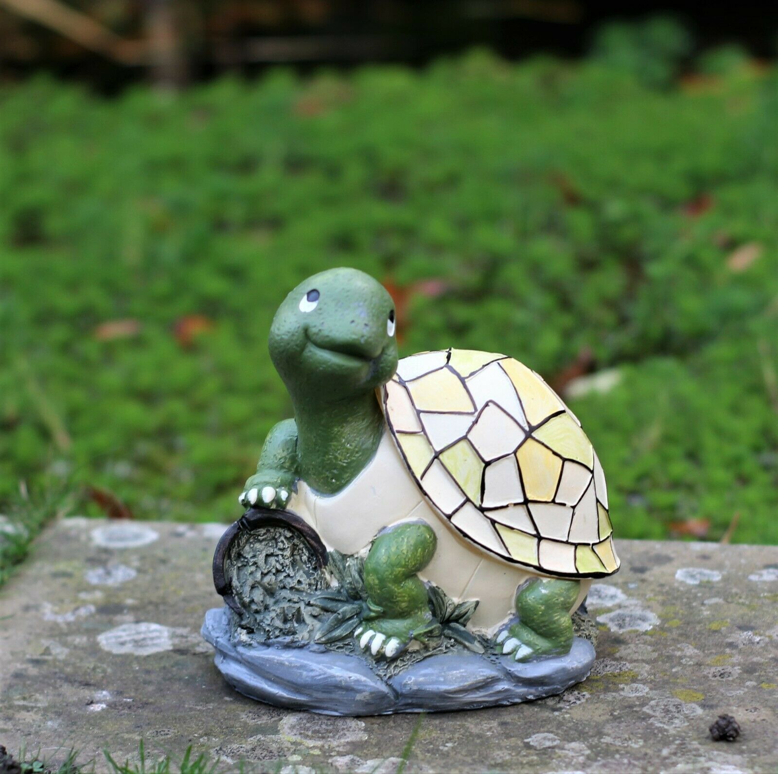 Solar Tortoise Garden Ornament