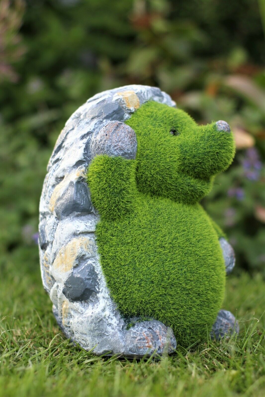 Grass Effect Hedgehog Ornament