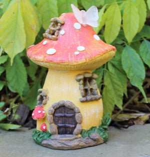 Solar Fairy Mushroom House