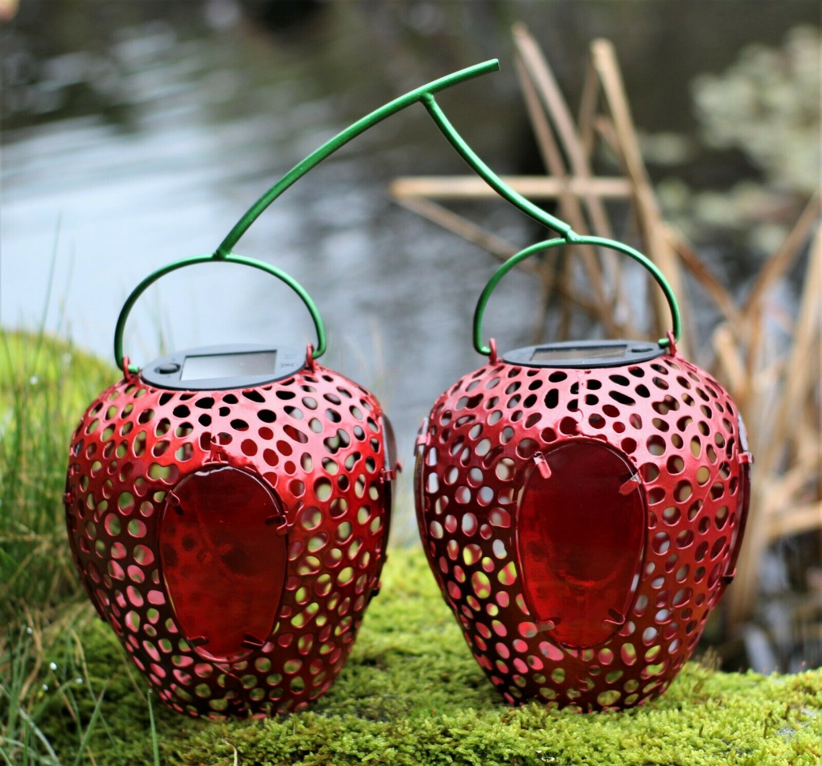 Solar Strawberry Lantern