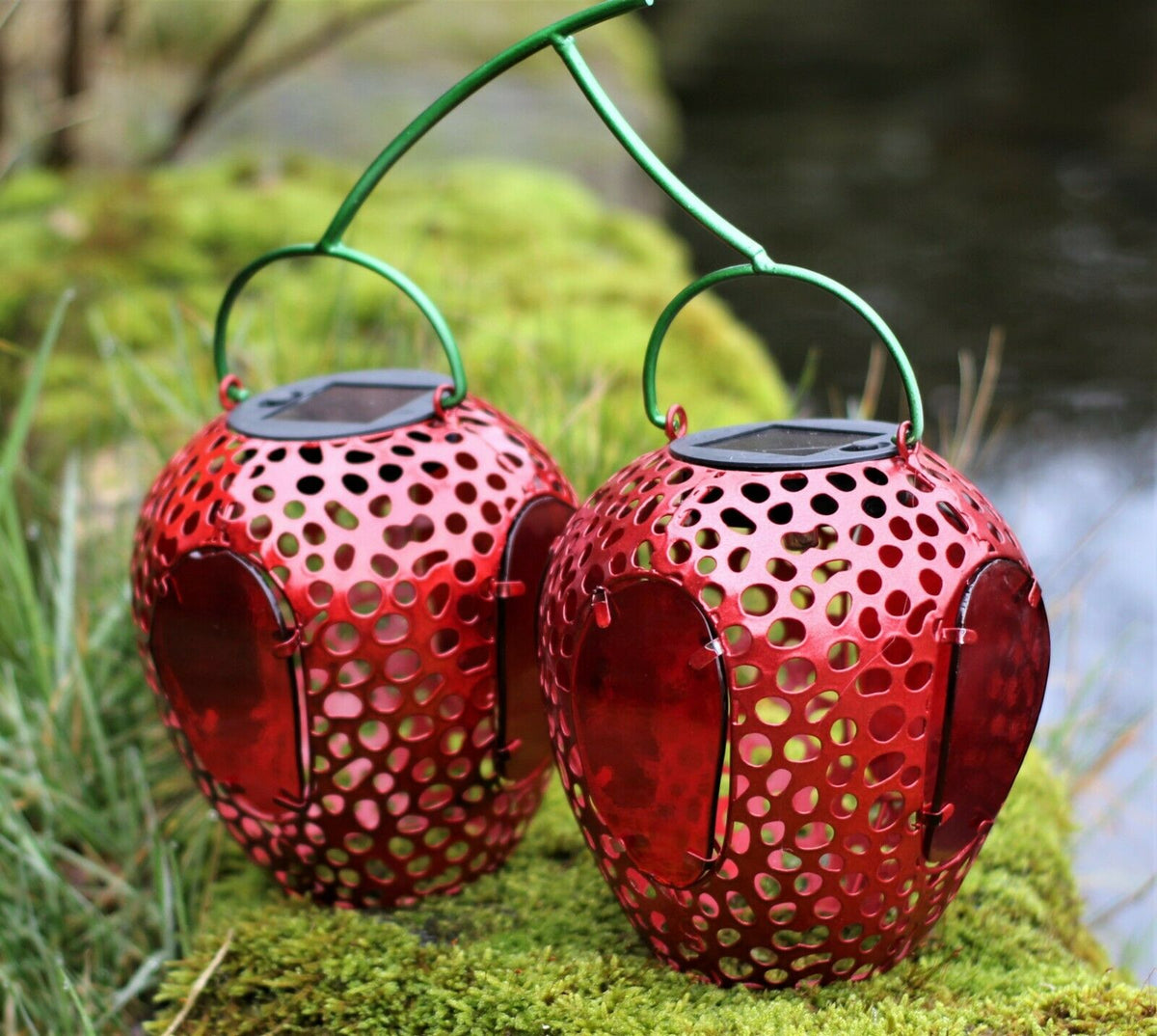 Solar Strawberry Lantern