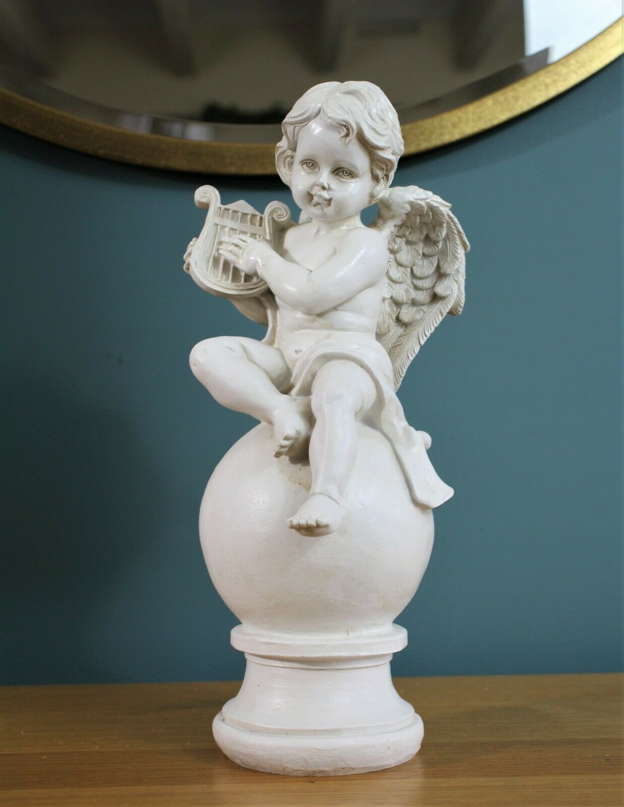 Boy and Girl Sitting Cherubs