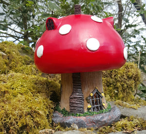 Solar Fairy Mushroom Tree House