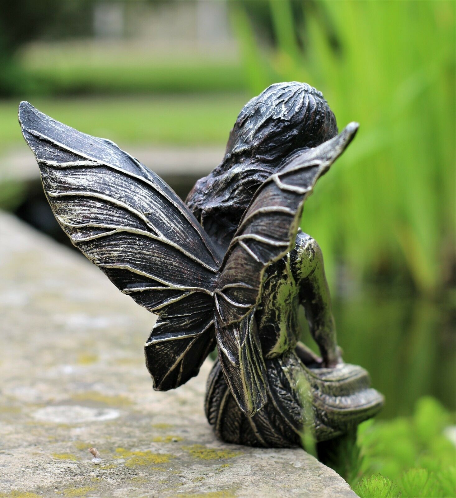 Bronze Garden Fairy Ornament