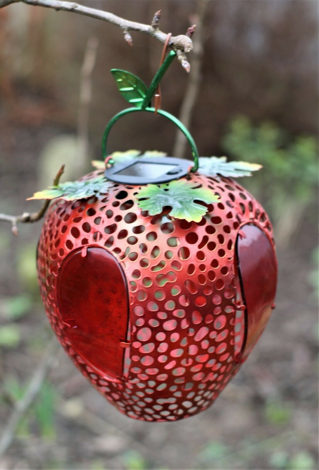 Solar Strawberry Hanging or Table Lamp Lantern