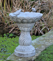 Slate Grey Bird Bath Bowl