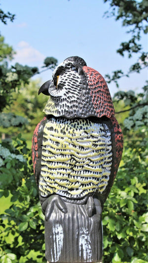 Large Realistic Plastic Owl Decoy