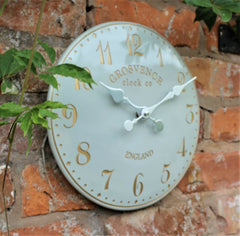 Grey and Gold Indoor & Outdoor Clock