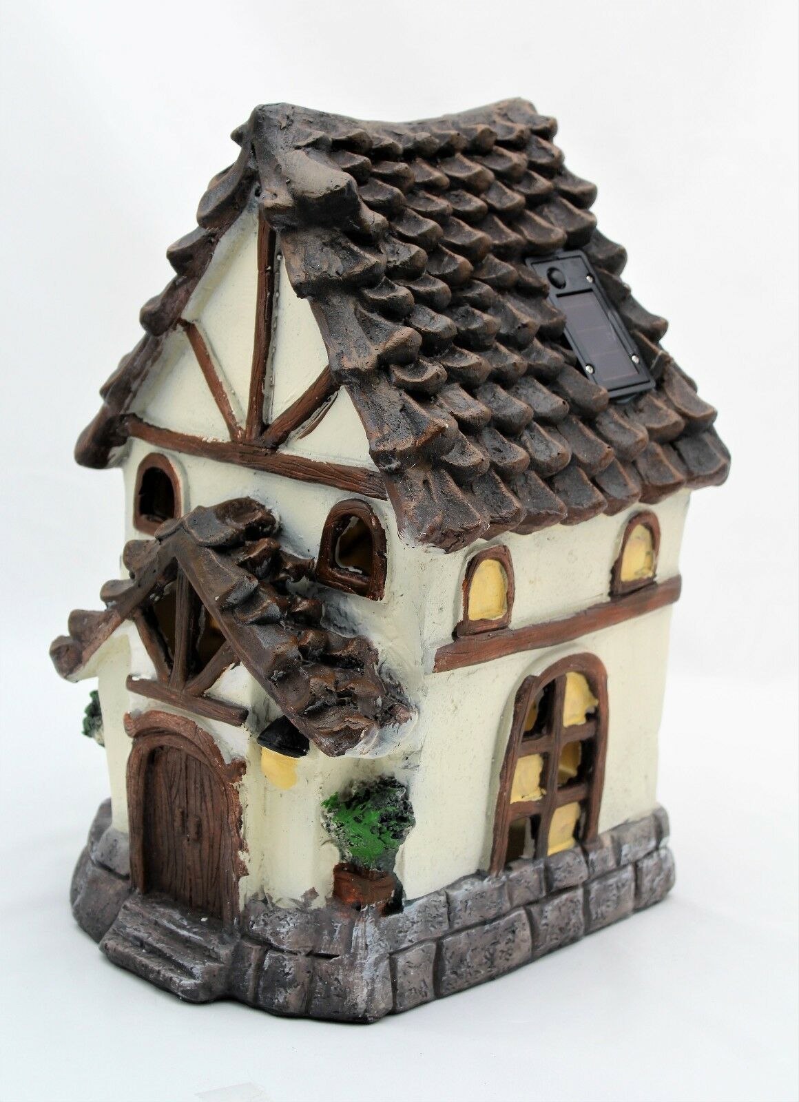 Large Solar Powered Fairy House - Tudor Style