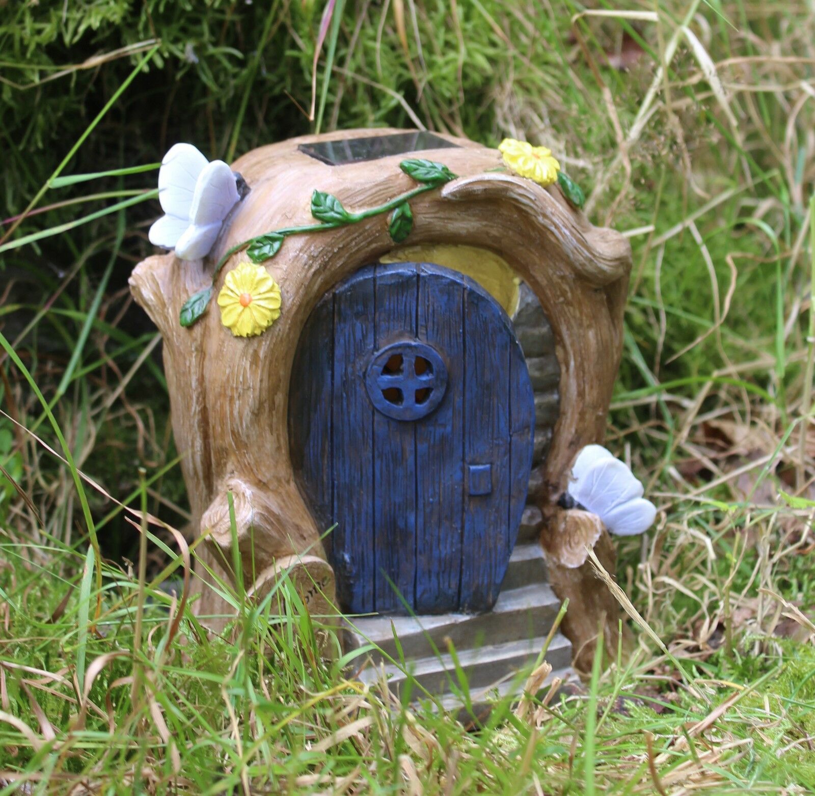 Solar Powered Fairy Garden Door - Colour Changing