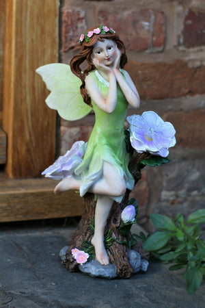 Solar Coloured Fairy Garden Ornament