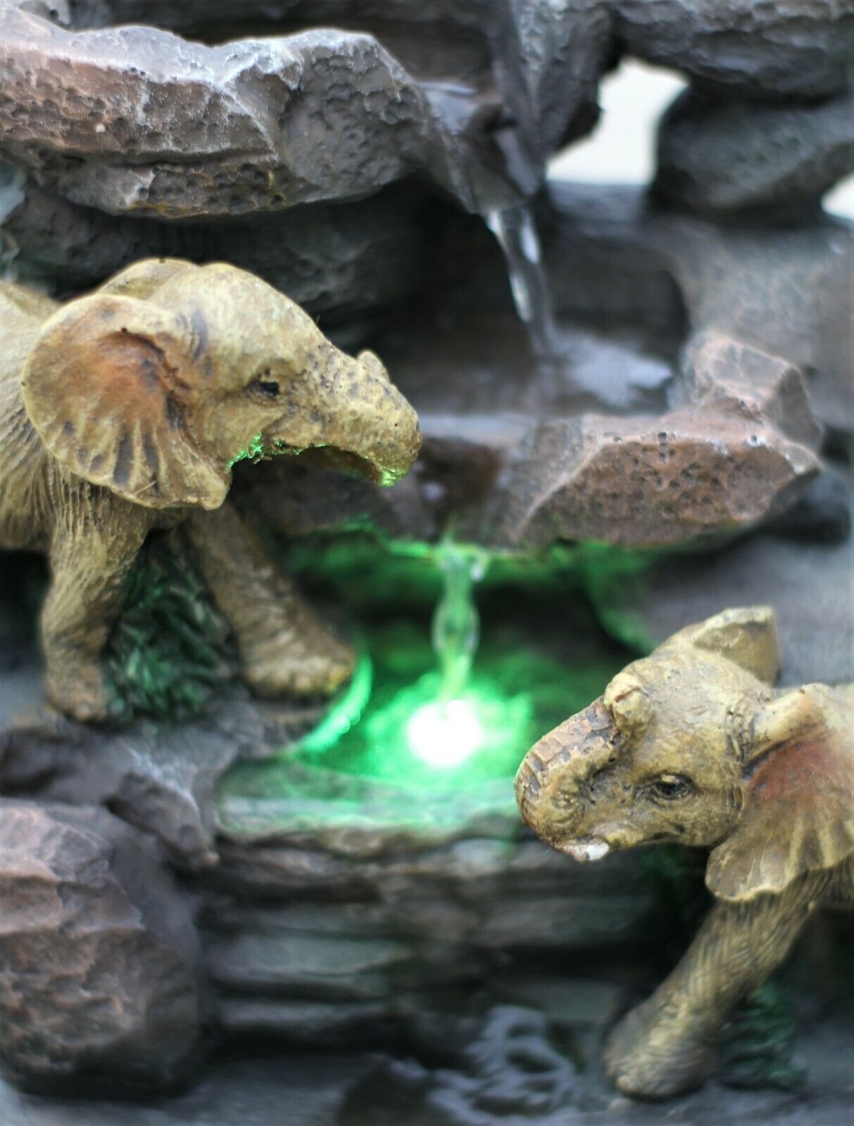 Elephant LED Garden Water Fountain