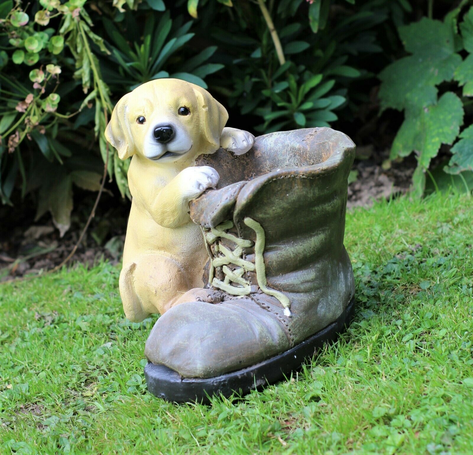 Puppy & Boot Pot Planter