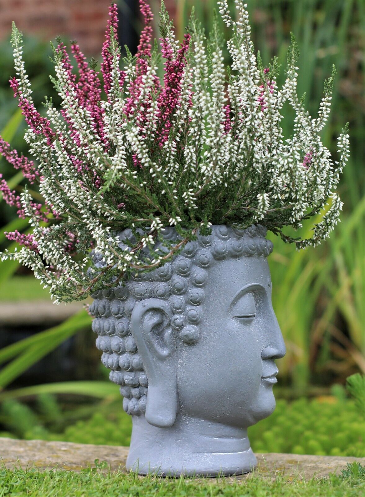 Buddha Head Pot Planter