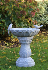 Slate Grey Bird Bath Bowl