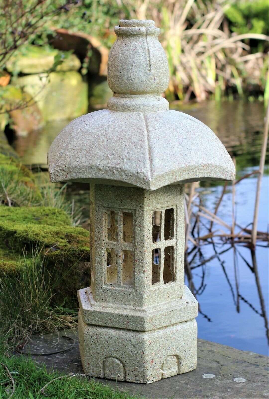 Solar Garden Pagoda Sculpture