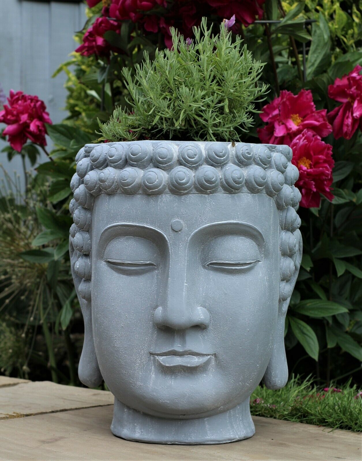 Buddha Head Pot Planter