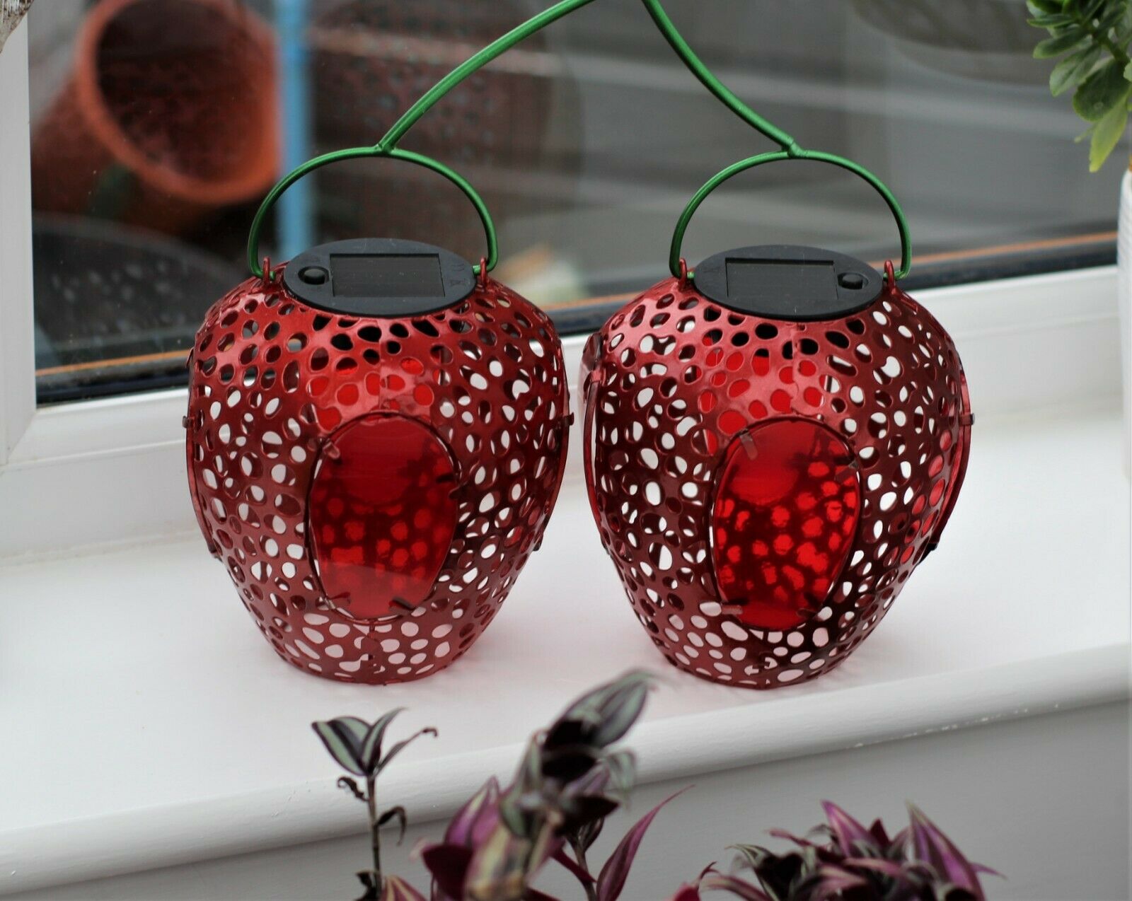 Solar Strawberry Lantern