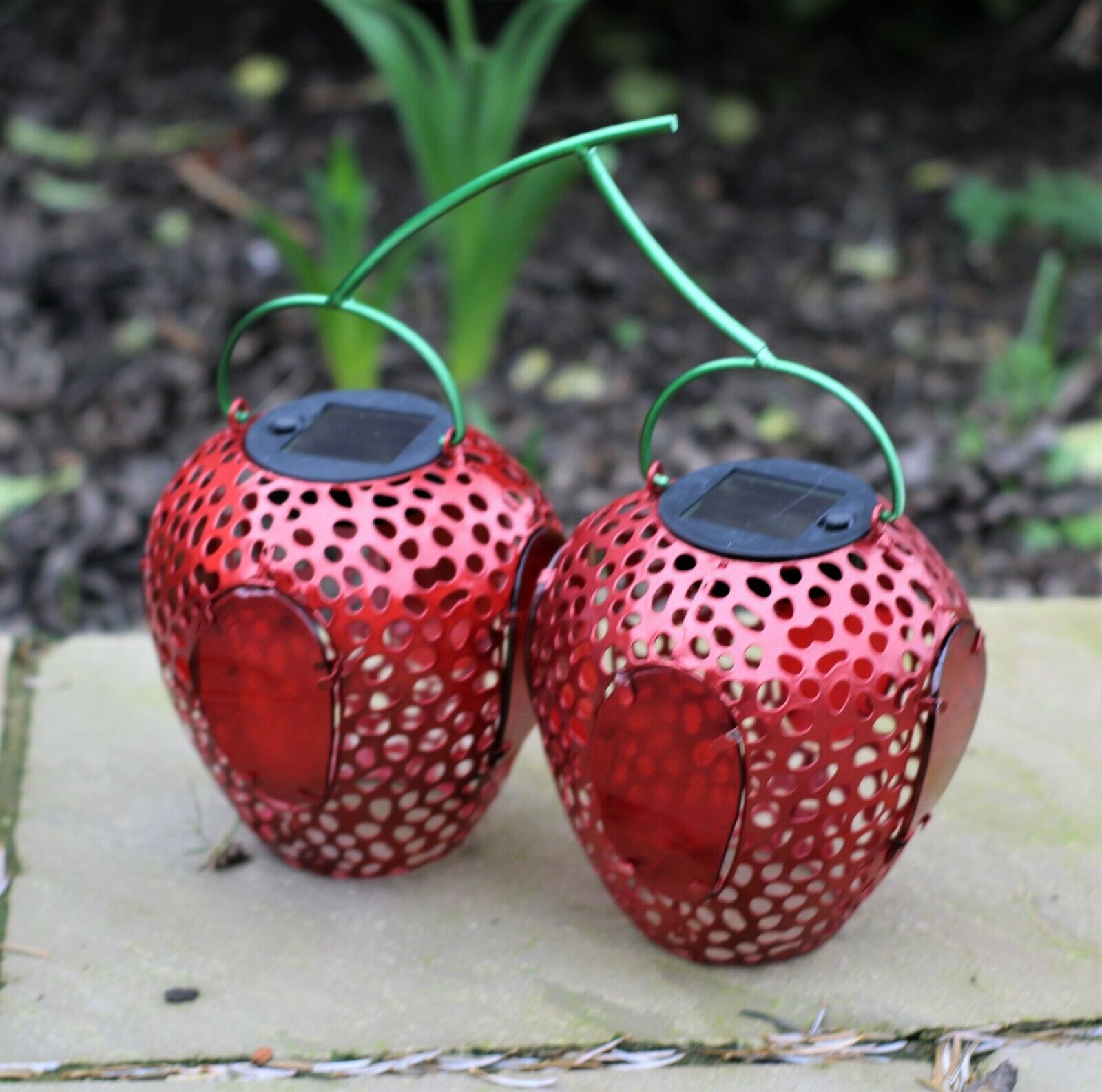 Solar Strawberry Lantern