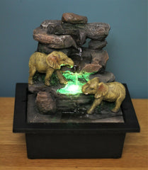 Elephant LED Garden Water Fountain