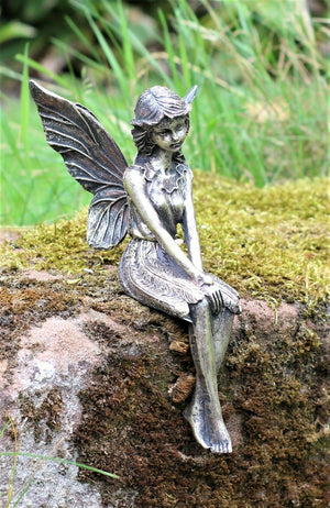 Bronze Garden Fairy Ornament
