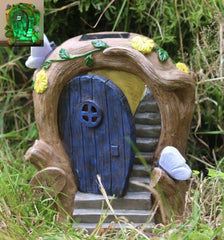 Solar Powered Fairy Garden Door - Colour Changing