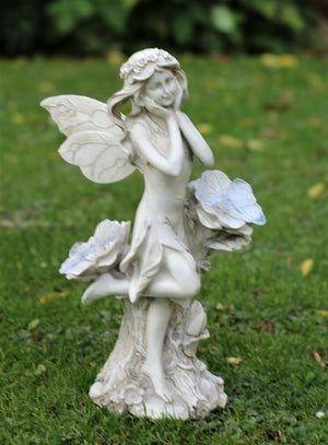 Solar Grey Fairy Garden Ornament