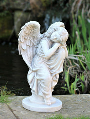 Angel Garden Ornament Grey or Beige