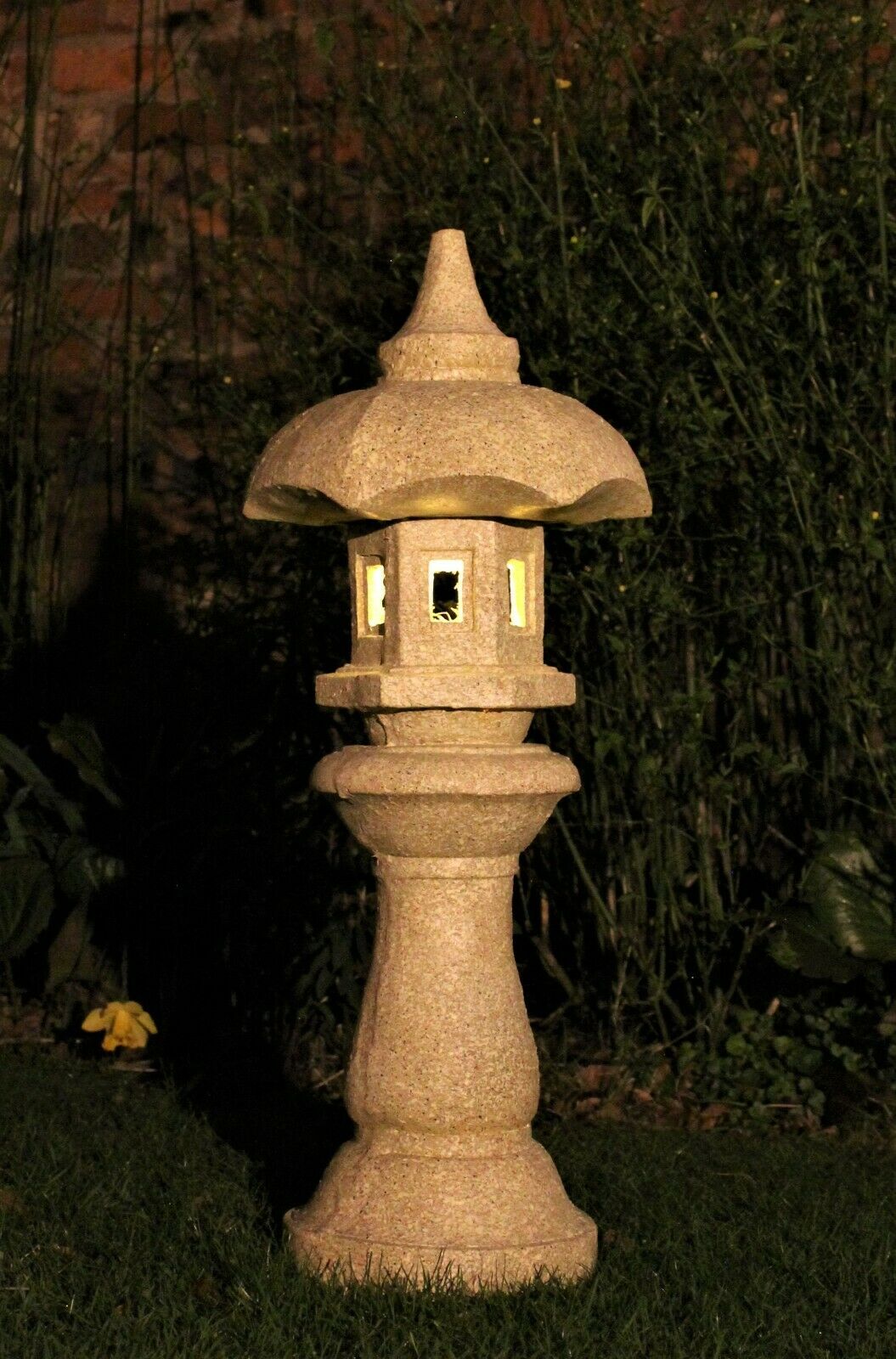 Large Beige Pagoda Garden Ornament